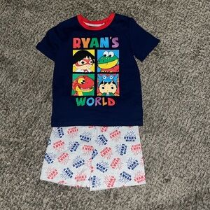 Ryan’s world 2 piece pajamas